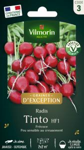 Radis Tinto HF1 - Graines d'Exception
